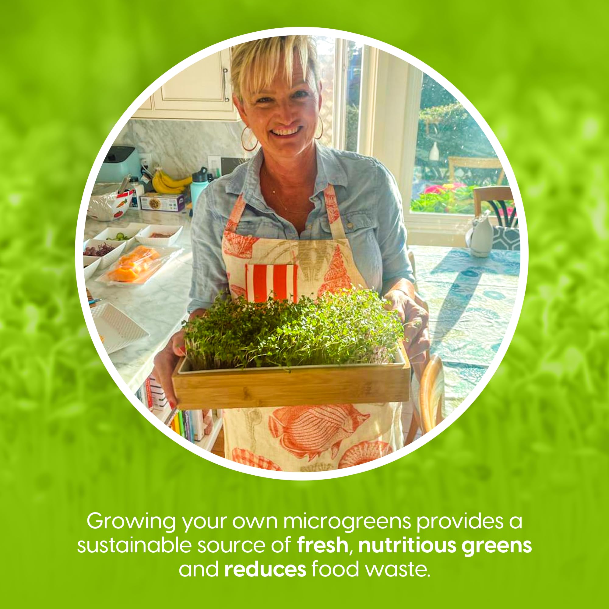 ZESTIGREENS pea microgreens seeds for crunchy, fresh snacks