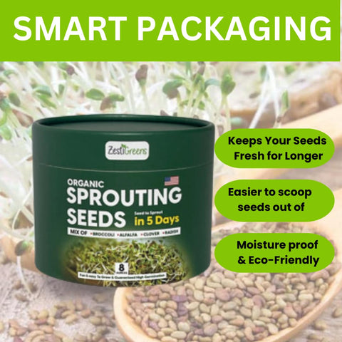 USA hand-packed seeds by ZestiGreens for quality and purity.