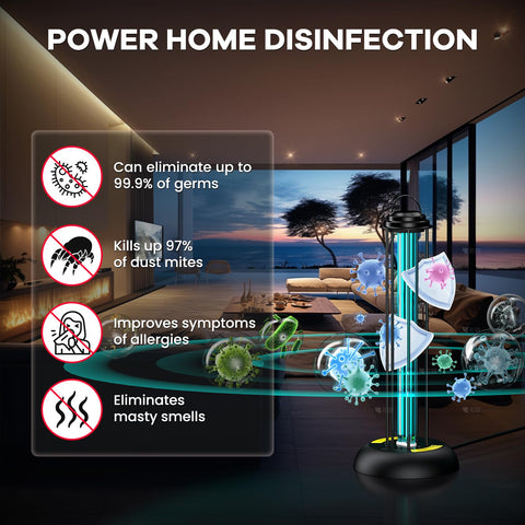 ZETAWALE UV Light Sanitizer offers 3 timer modes for flexible disinfection sessions.