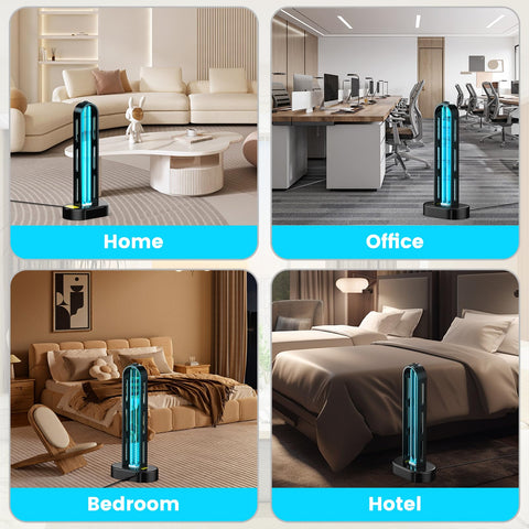 ZETAWALE UV sanitizer features audible alerts and a safe delayed-start