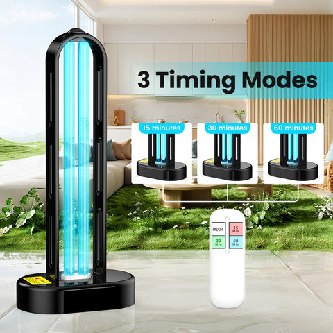 ZETAWALE UV sanitizer targets dust mites and odors for a fresher room