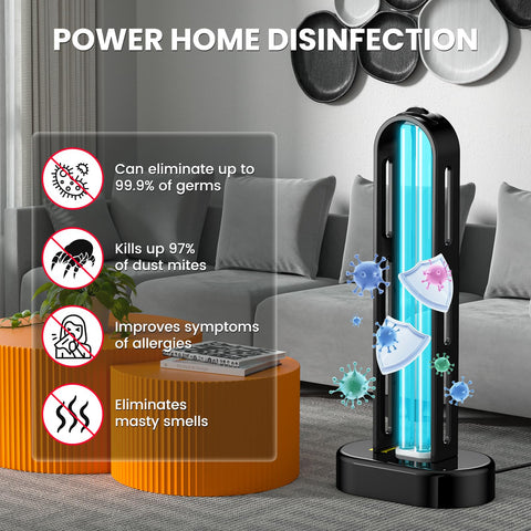 ZETAWALE UV sanitizer eliminates stubborn smells from fabrics like mattresses