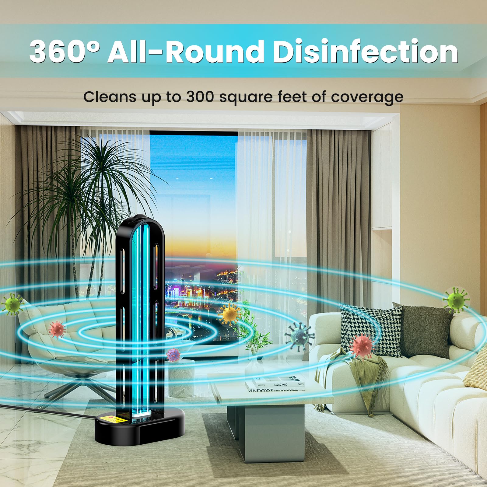 ZETAWALE UV sanitizer uses hospital-grade UV technology for deep cleaning at home