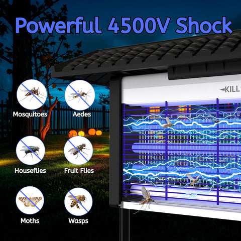 ZETAWALE IPX4 waterproof zapper ready for patio weather