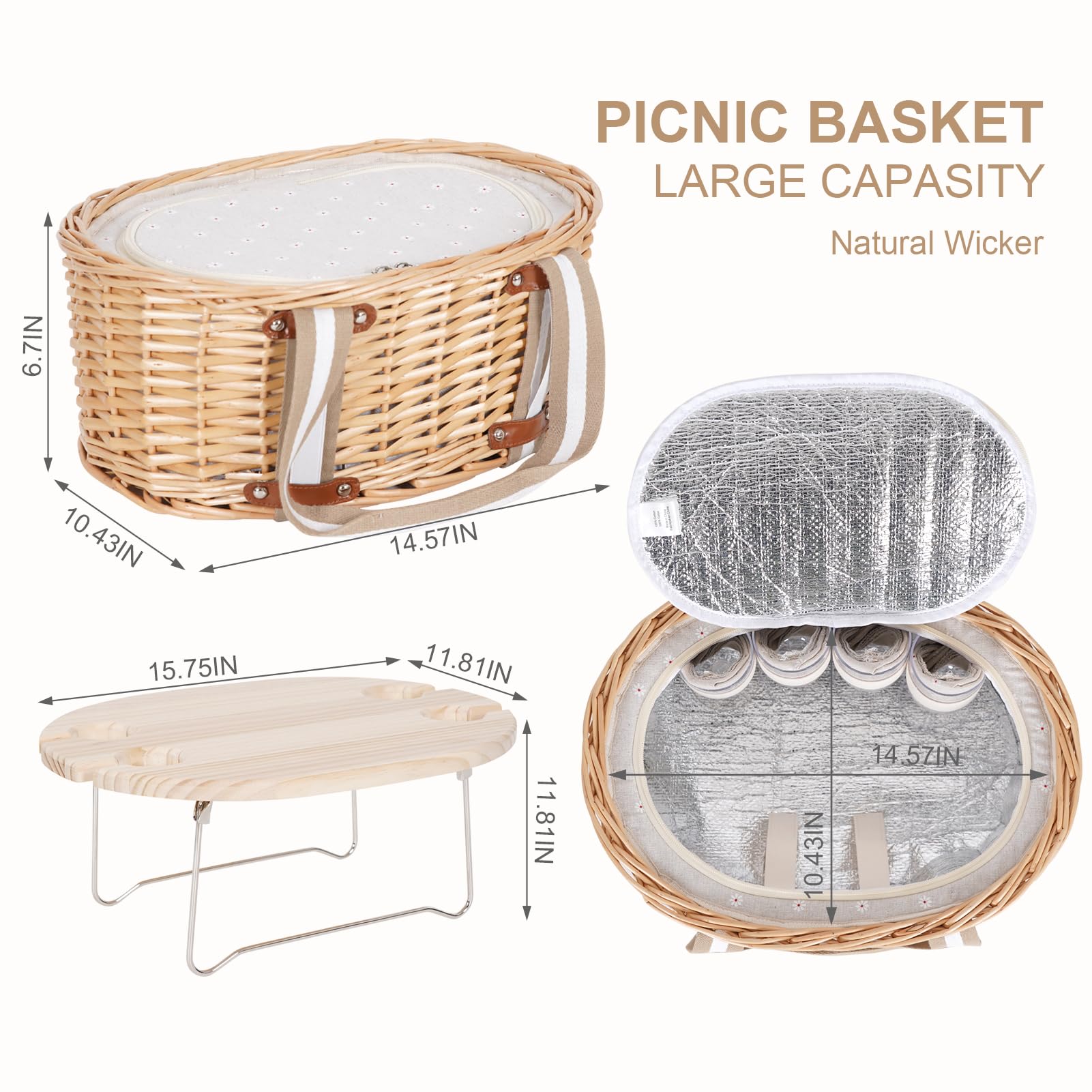 Zettfuly insulated cooler bag lining keeps beverages chilled outdoors