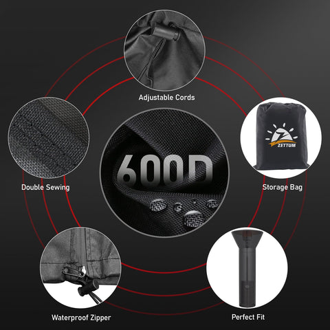 Close-up of Zettum 600D Oxford fabric showing durability and breathability.