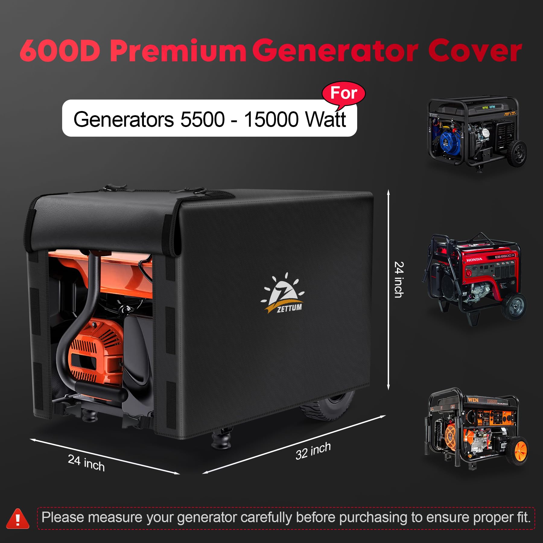 Zettum 600D waterproof fabric close-up demonstrates durable exterior protection