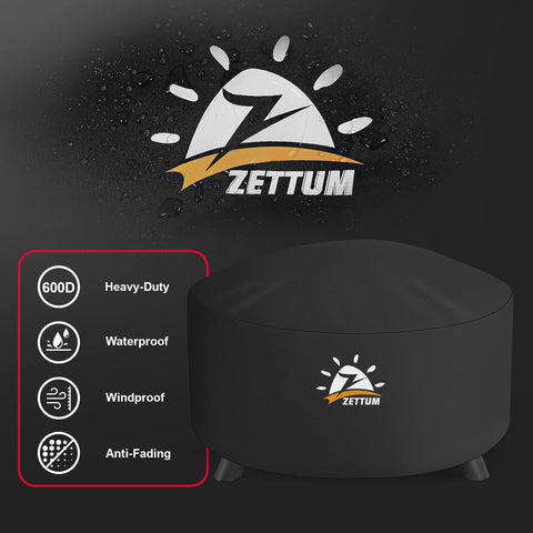 Zettum wind buckles demonstrating secure, windproof design for round pits