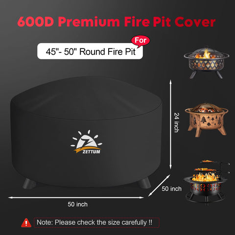Zettum round 50in cover buckle detail helps it stay in place during windy conditions.