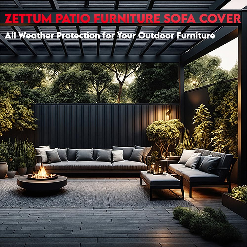Zettum outdoor protection for two-seater furniture in all weather