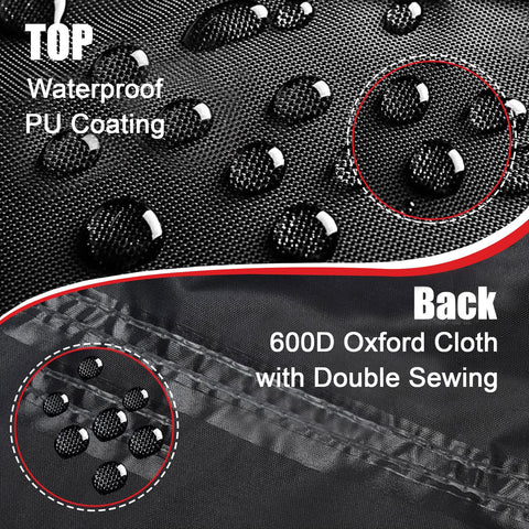 Breathable 600D fabric balances protection with air flow.