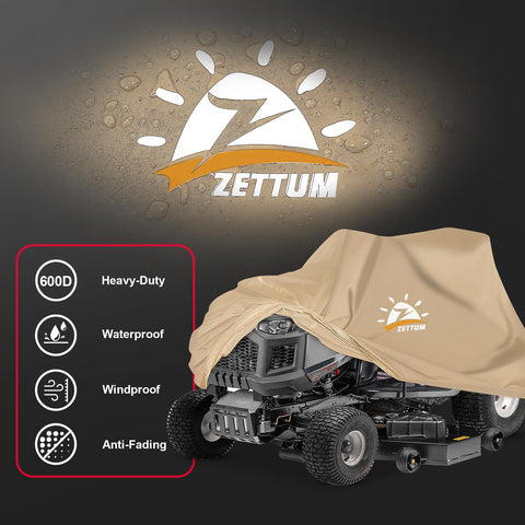 Zettum universal-fit lawn tractor cover shields brands from dust