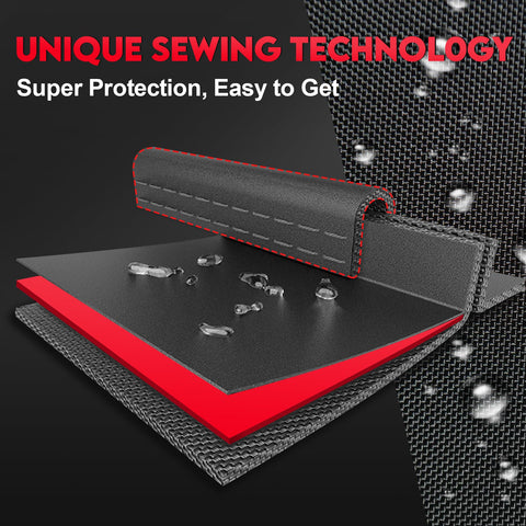 Zettum waterproof coating keeps chairs dry during rain.