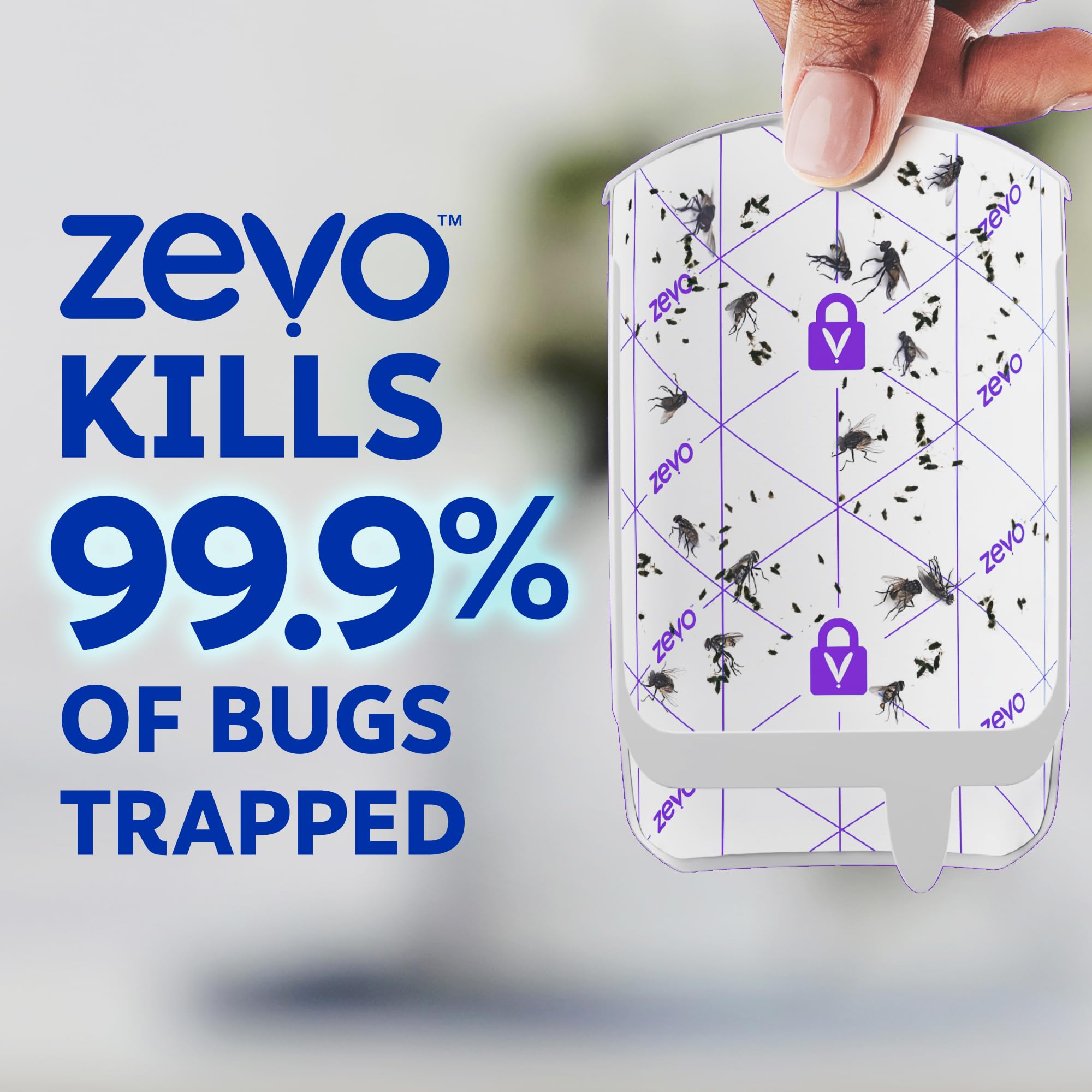 Zevo 2 bathroom placement reduces flying insects near sinks.
