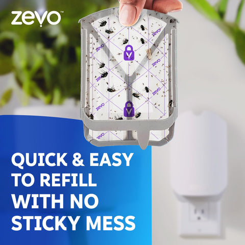 Zevo 2 enclosed patio use offers discreet bug control.