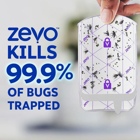 Zevo 2 includes two traps and two cartridges for ongoing protection.