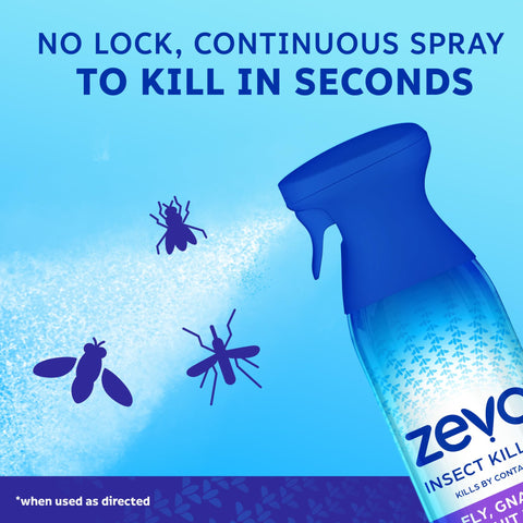 ZEVO Flying Insect Spray outdoor patio use for versatile pest control