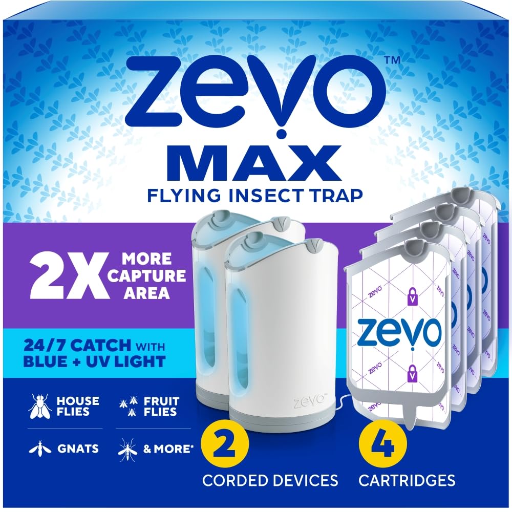 ZEVO MAX bug catcher base setup for convenient indoor use