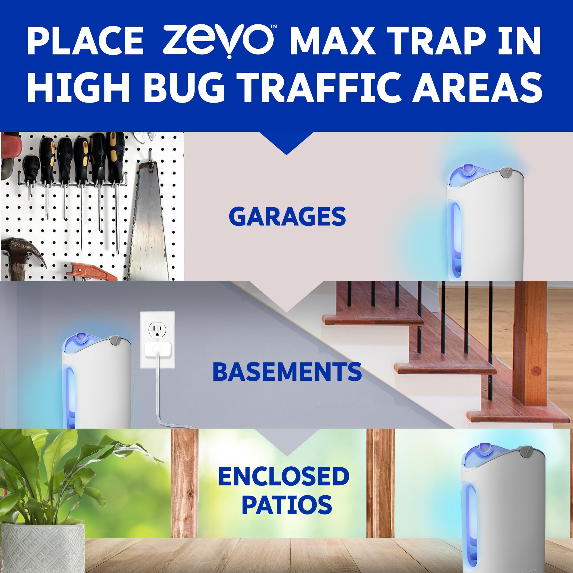 ZEVO MAX four cartridges included for extended use