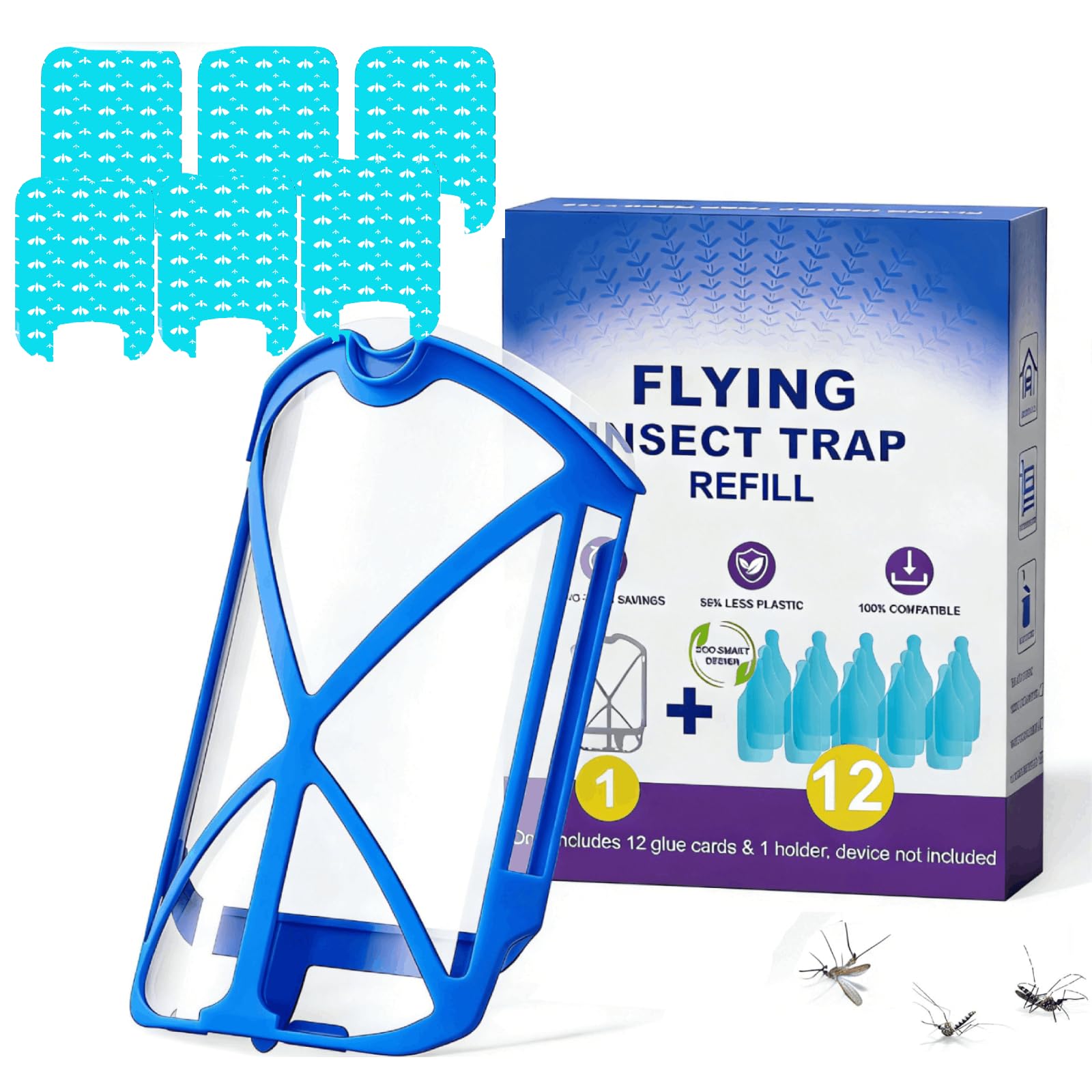 ZEVQI POWER refills for ZIVO M364 blue, ensuring seamless insect trap operation