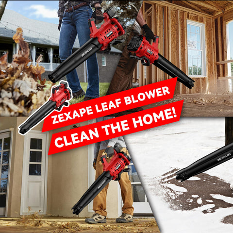 ZEXAPE handheld design fits small spaces for porch cleaning