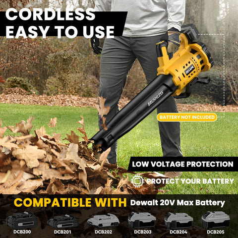 ZEXAPE six-speed dial allows precise control for leaves or snow.