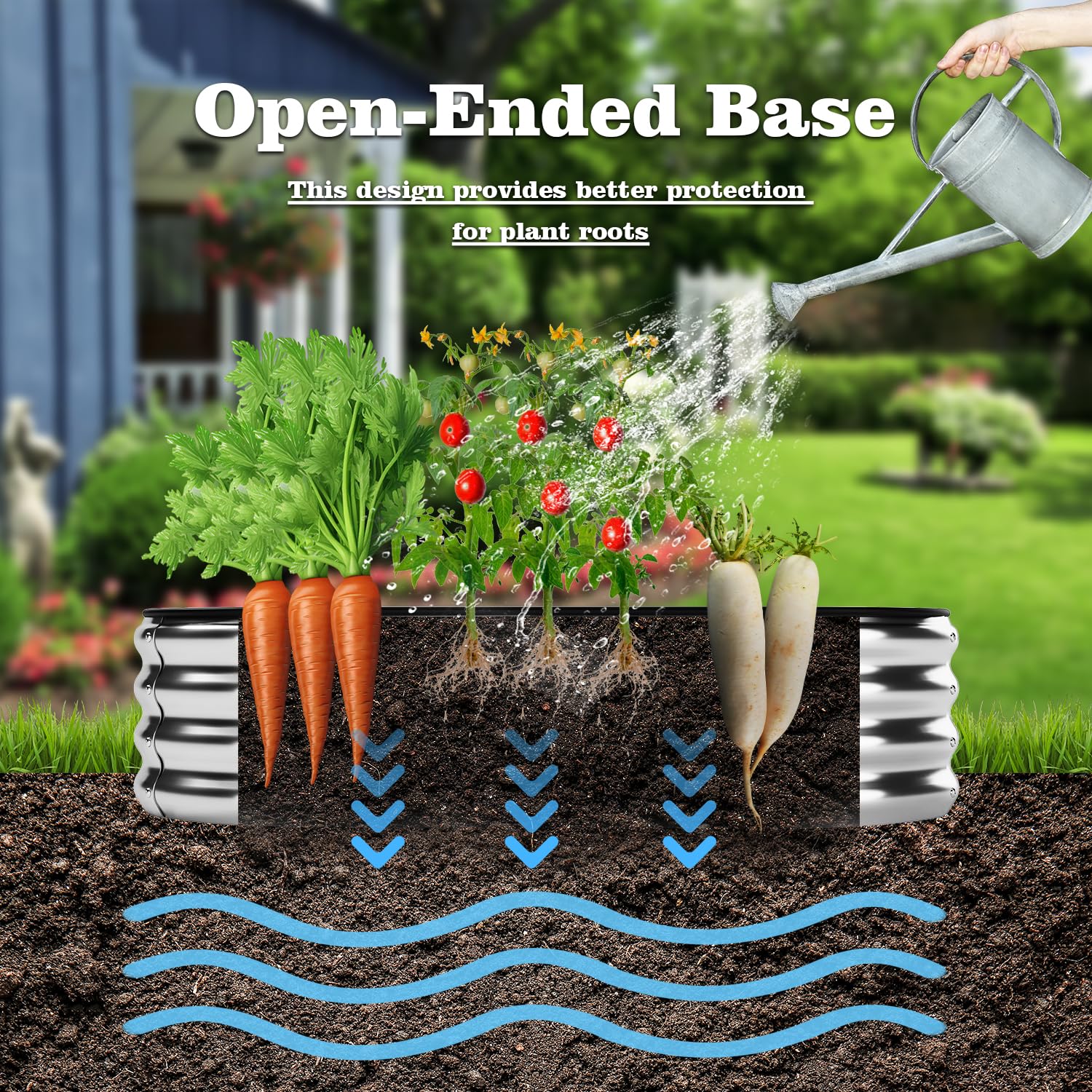 ZFHgarden included silicone strips and hardware for easy assembly