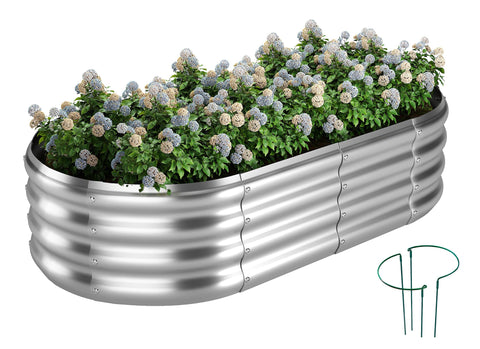 ZFHgarden raised garden bed 4x2x1ft for versatile vegetable and flower growing