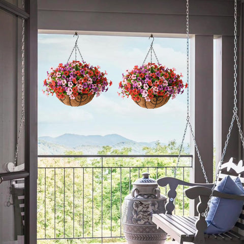 ZFProcess UV-resistant daisies stay vibrant in sun and weather outdoors.