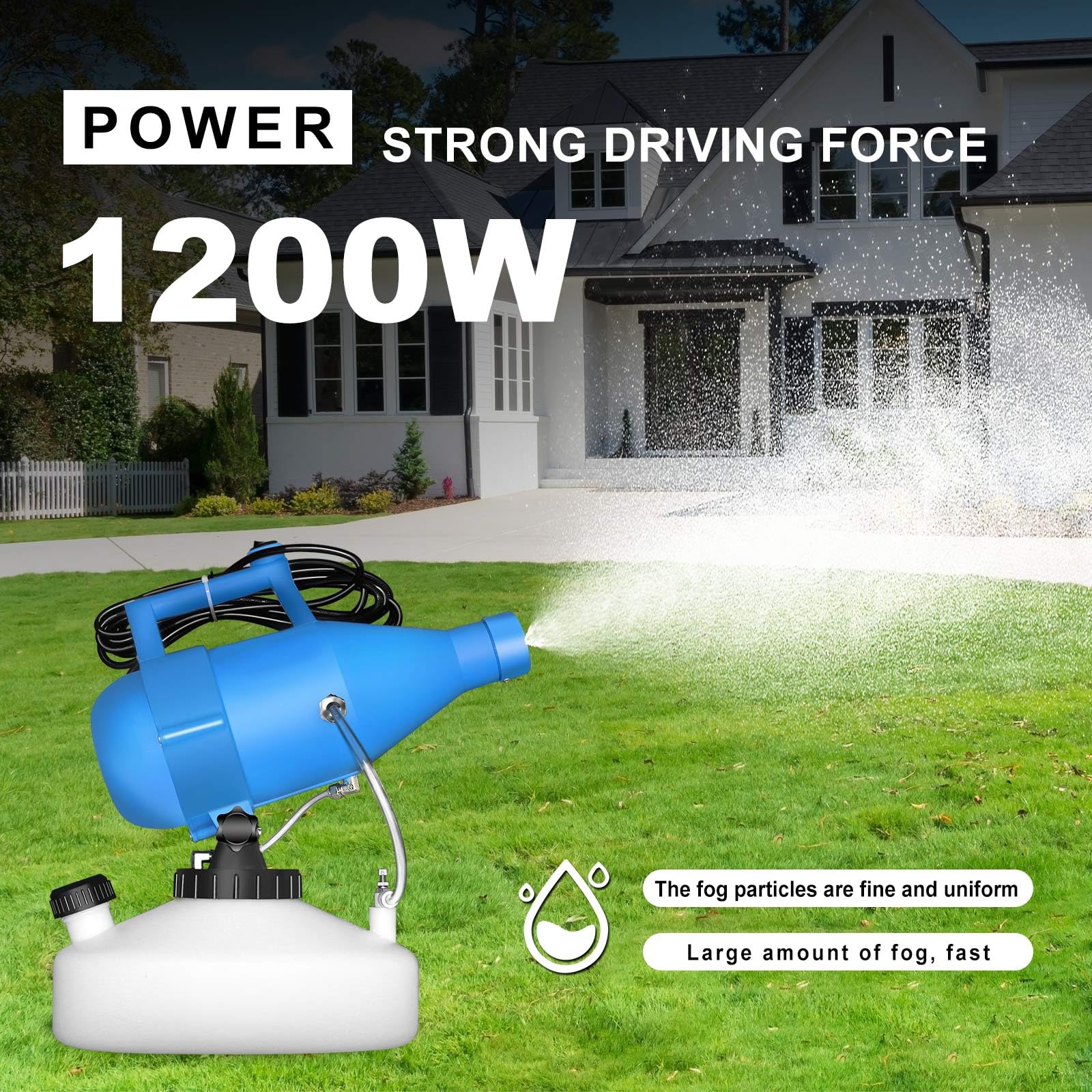 Filling the ZFULVO 4.5L tank for plant care and garden spraying.