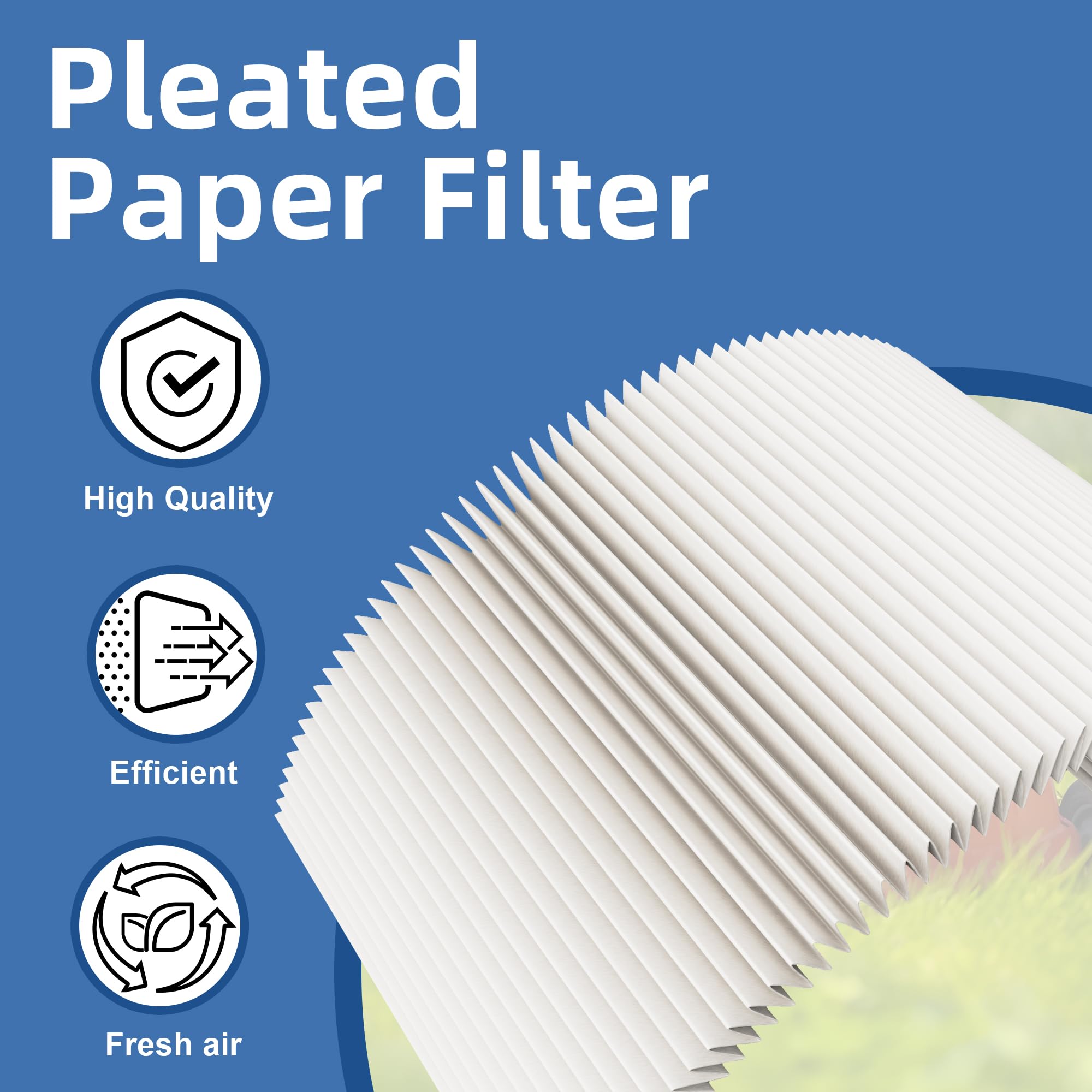 ZGeftcyimao flat OEM air cleaner cartridge fits most mowers