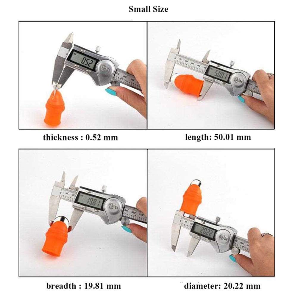 ZGYFJCH silicone finger sleeve design provides comfortable trimming.