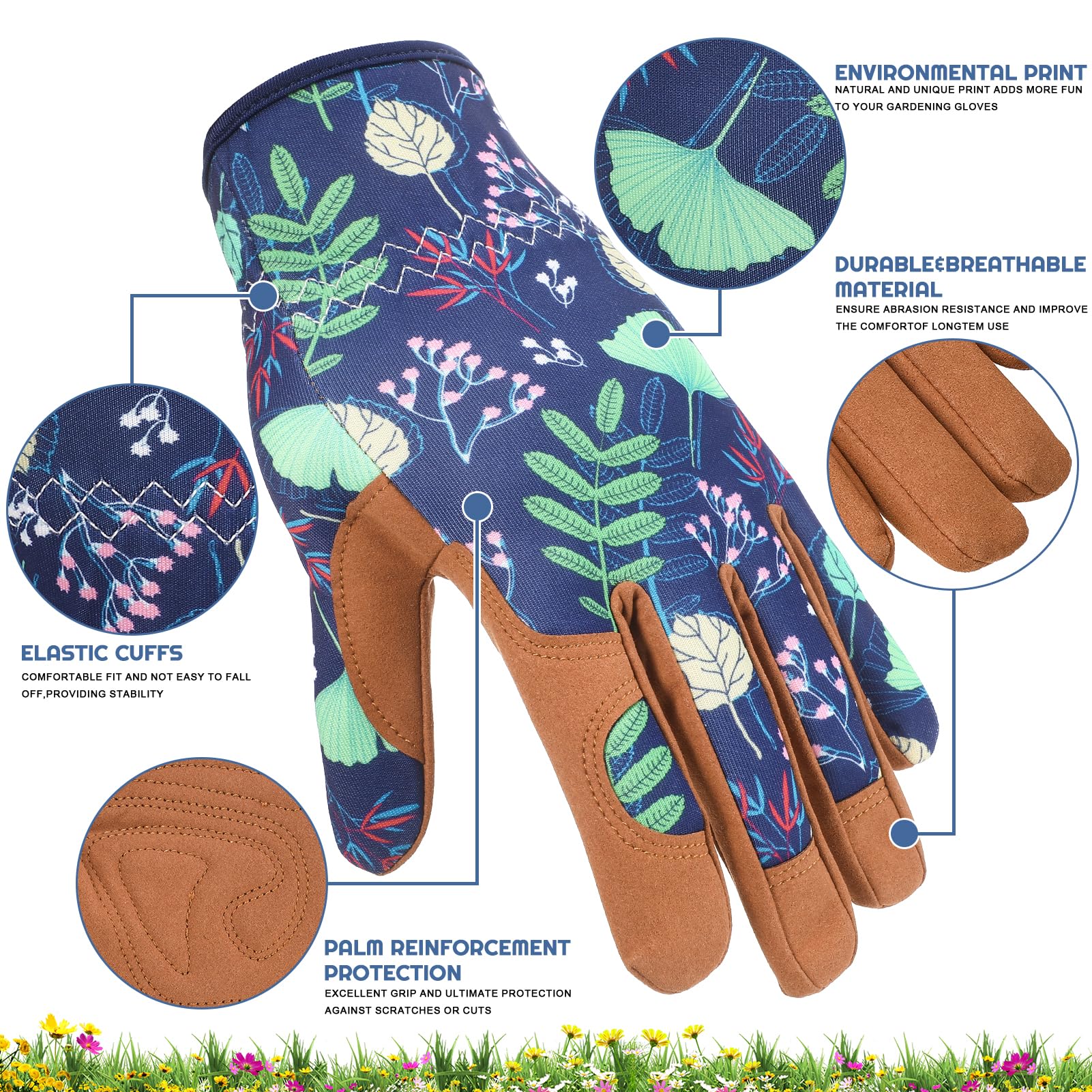 Zhamate extended-coverage glove protects forearms when trimming shrubs and vines.