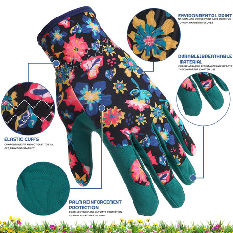 Zhamate forearm coverage garden gloves protect against brush when pruning shrubs