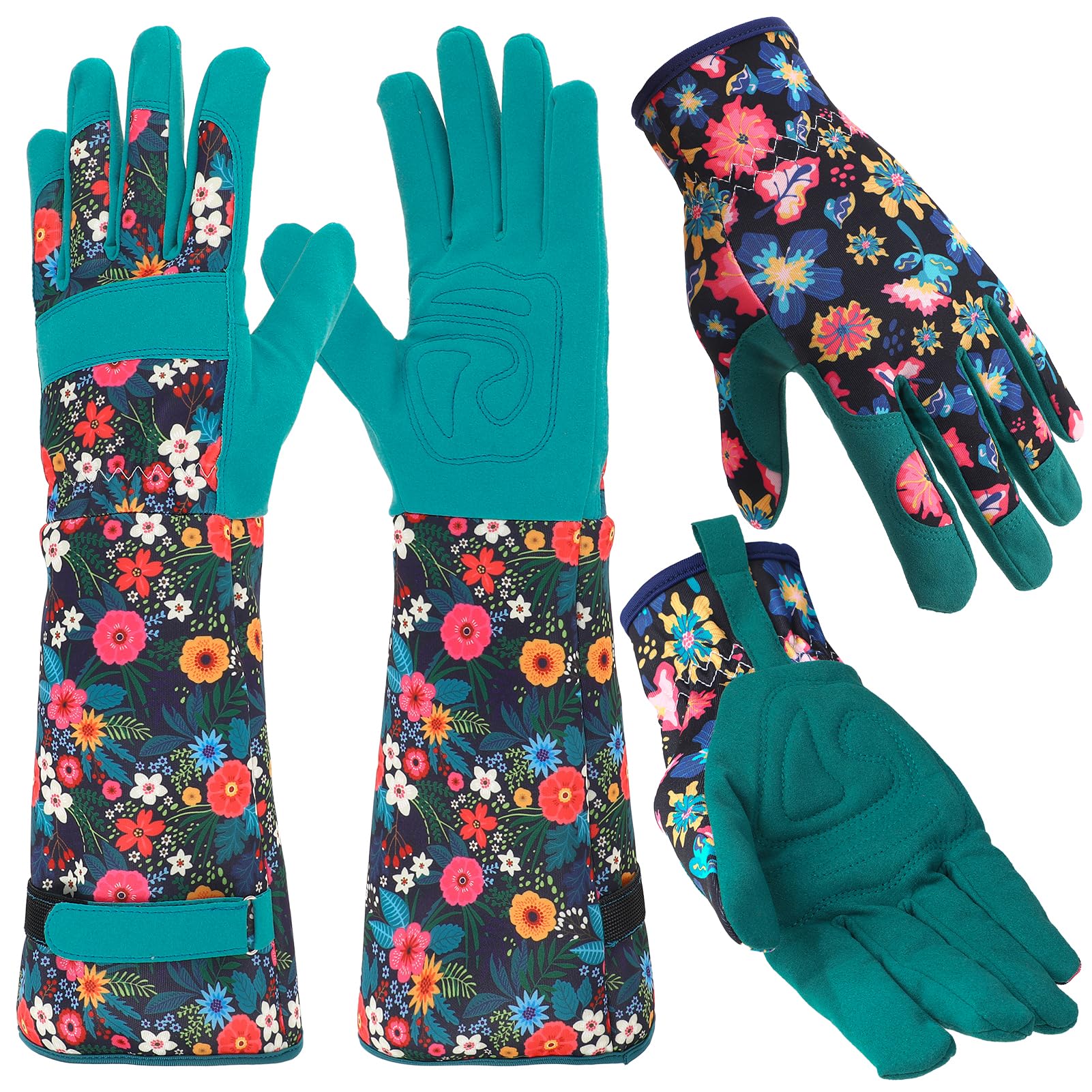 Zhamate thorn proof gardening gloves for women with long design protecting forearms during pruning