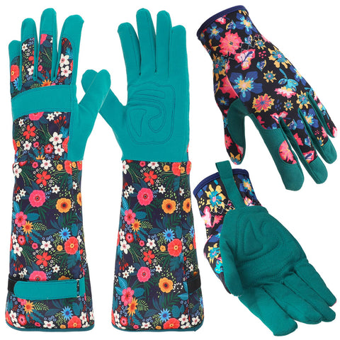 Zhamate thorn proof gardening gloves for women with long design protecting forearms during pruning