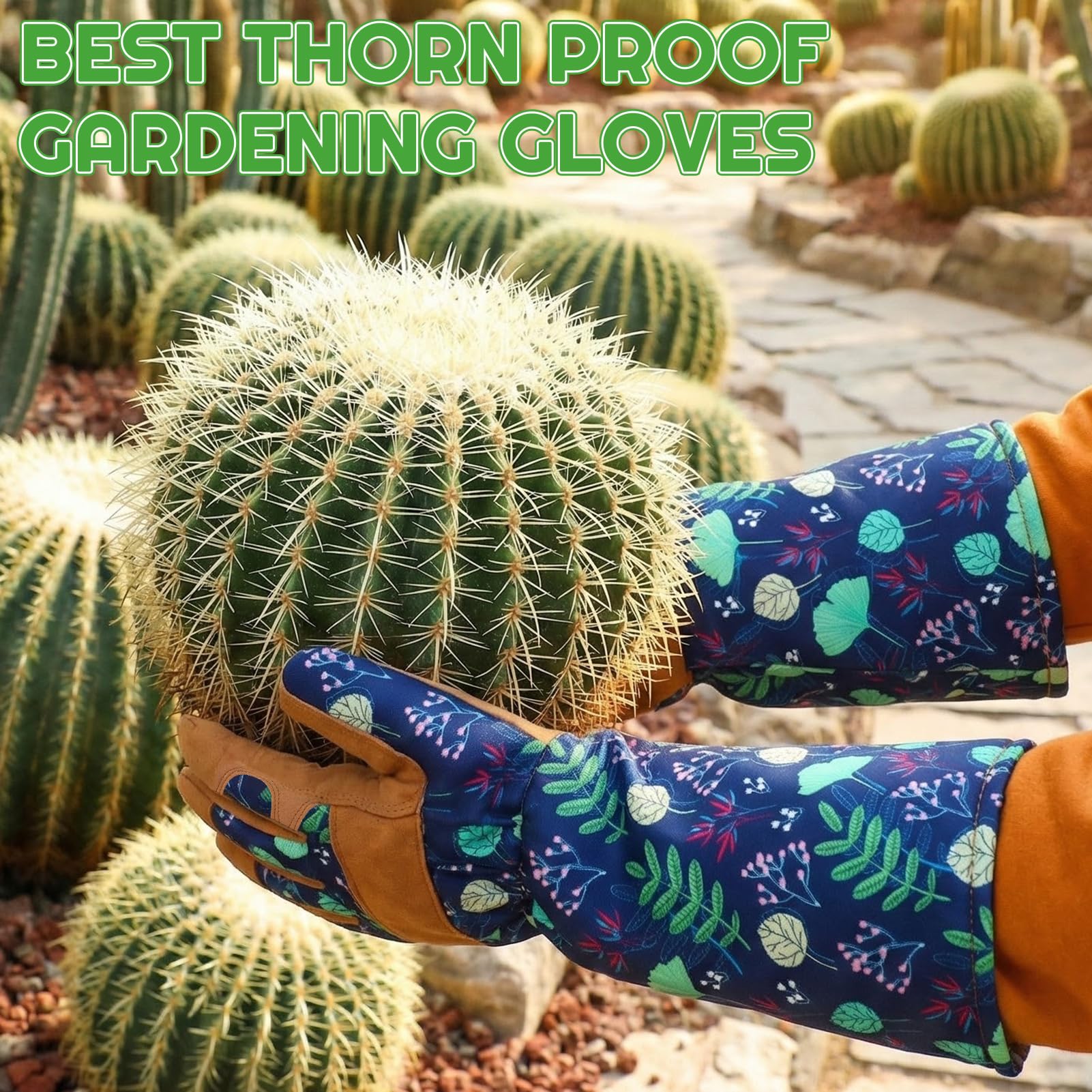 Zhamate women's fit gardening glove offers comfortable all-day use.