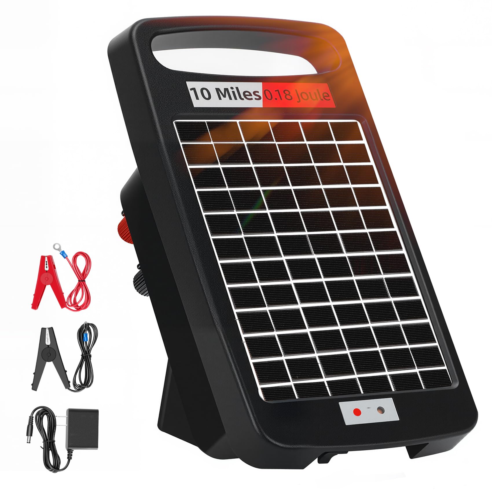 Zhangmengge solar fence charger portable design for easy fence relocation