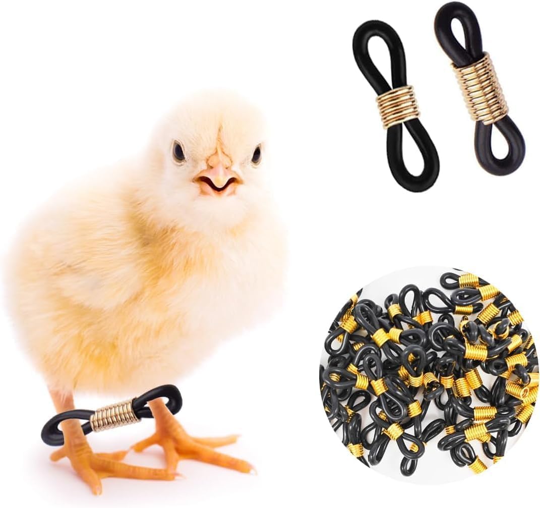 ZhangyiHot baby chick hobble band in black for gentle leg support.