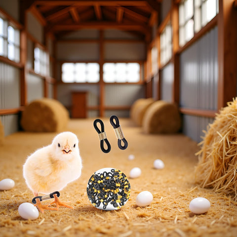 ZhangyiHot duckling hobble band in black providing delicate leg support.