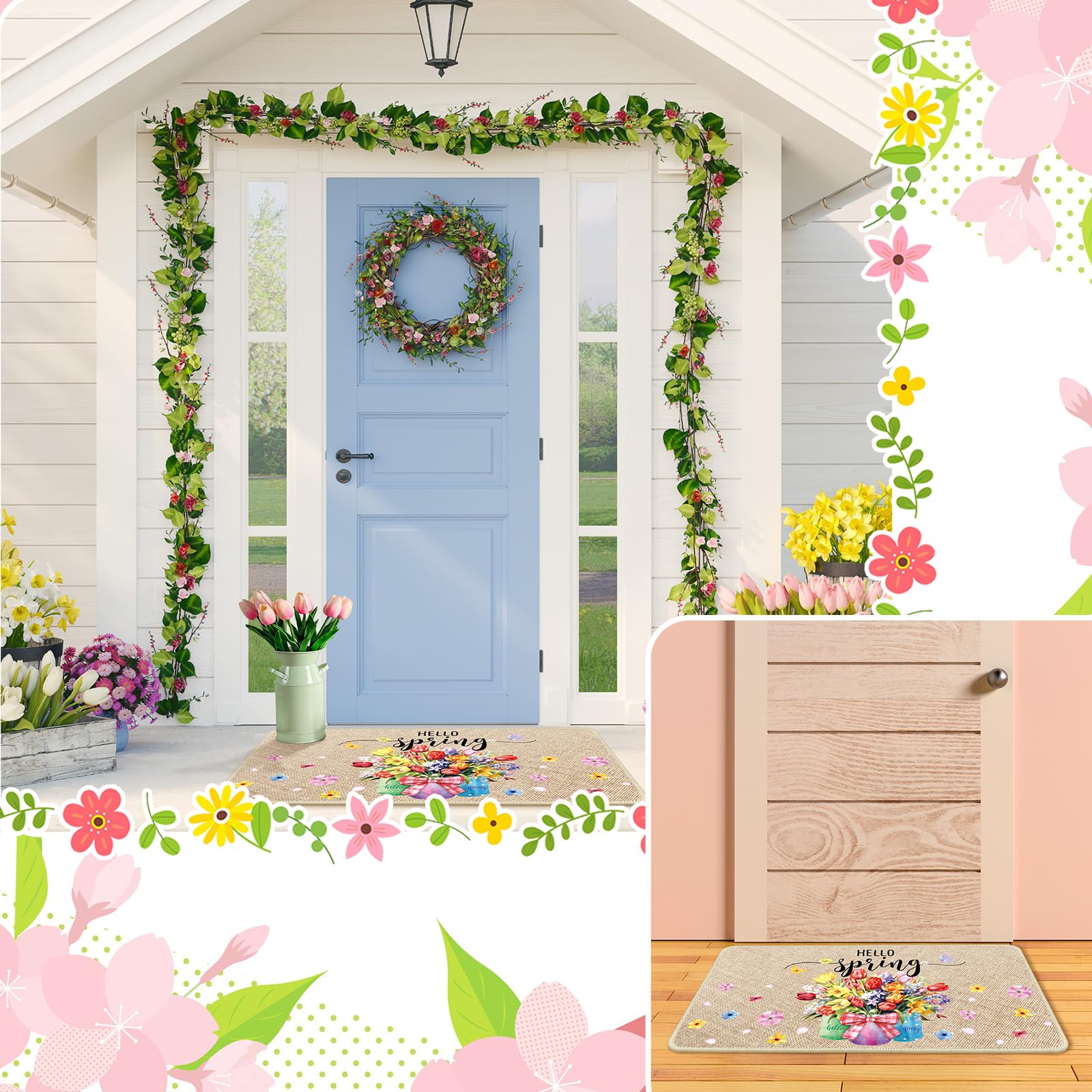 Zhanmai decorative mat suits porches and patios for stylish entrances