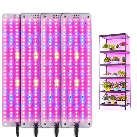 Zhaoan full-spectrum grow panel close-up illustrating even light for thriving indoor greens.