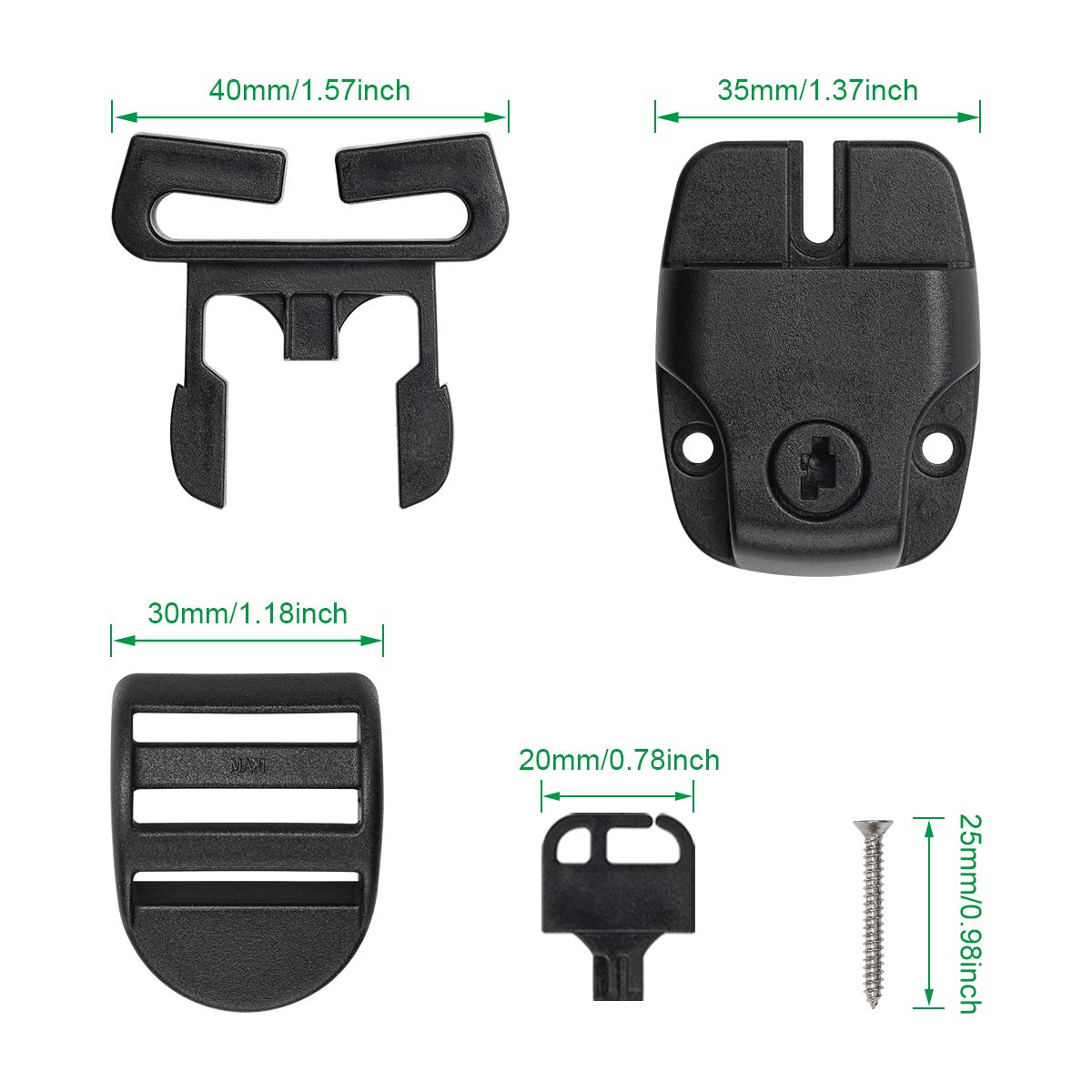 Zhaoyao spa tub clip set with keys enables safe access