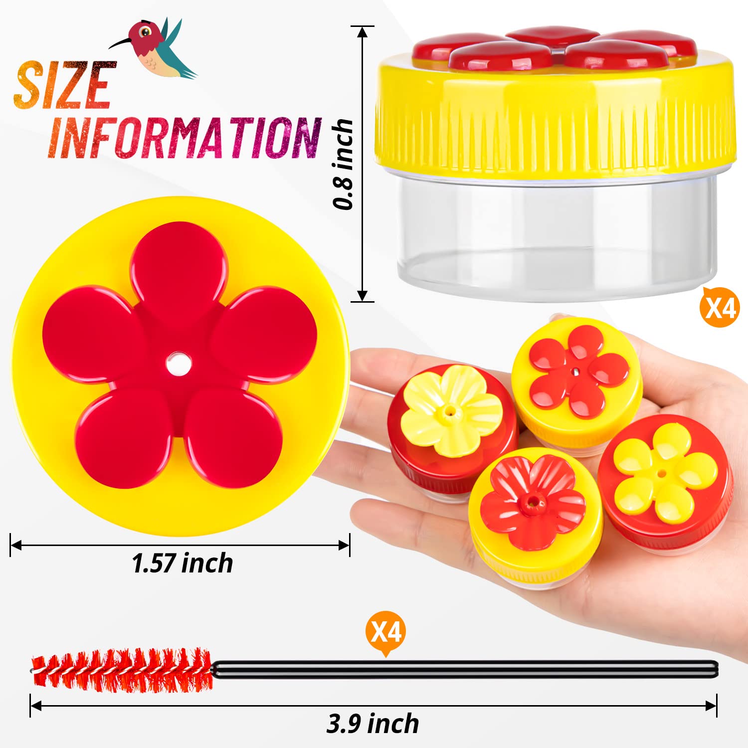 ZHBDMGK compact pocket-size feeder easy to carry on hikes