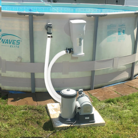 zhcoy above-ground pool hose installation for quick setup.