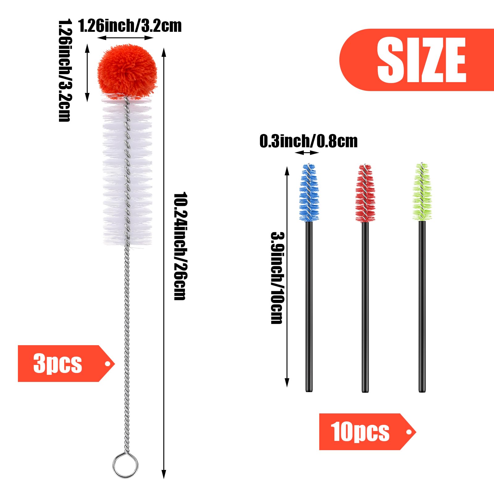 Zhehao small bendable brush cleans tiny crevices inside feeders.