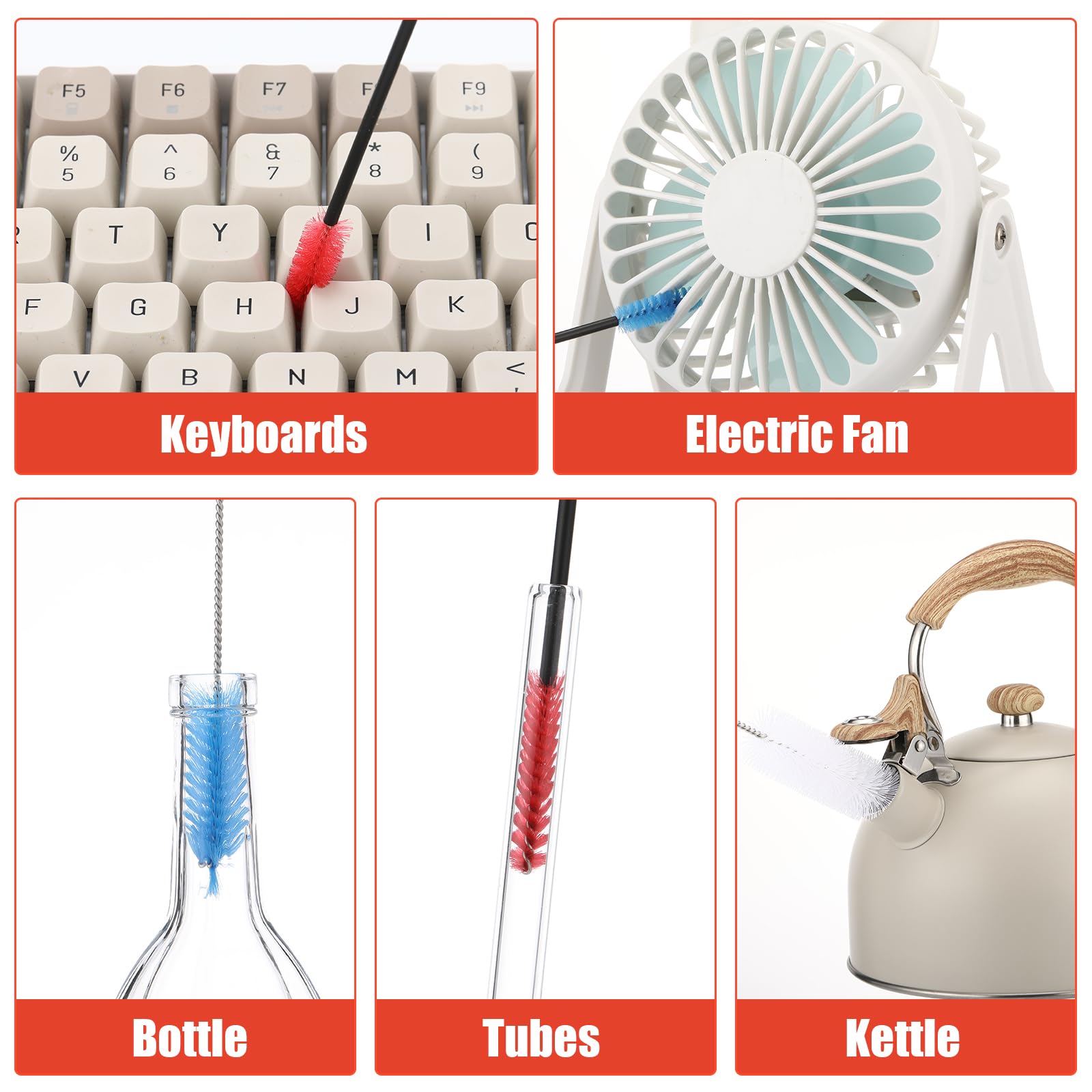 Zhehao multi-purpose cleaner for narrow bottles and jars.