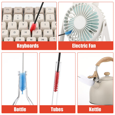 Zhehao multi-purpose cleaner for narrow bottles and jars.