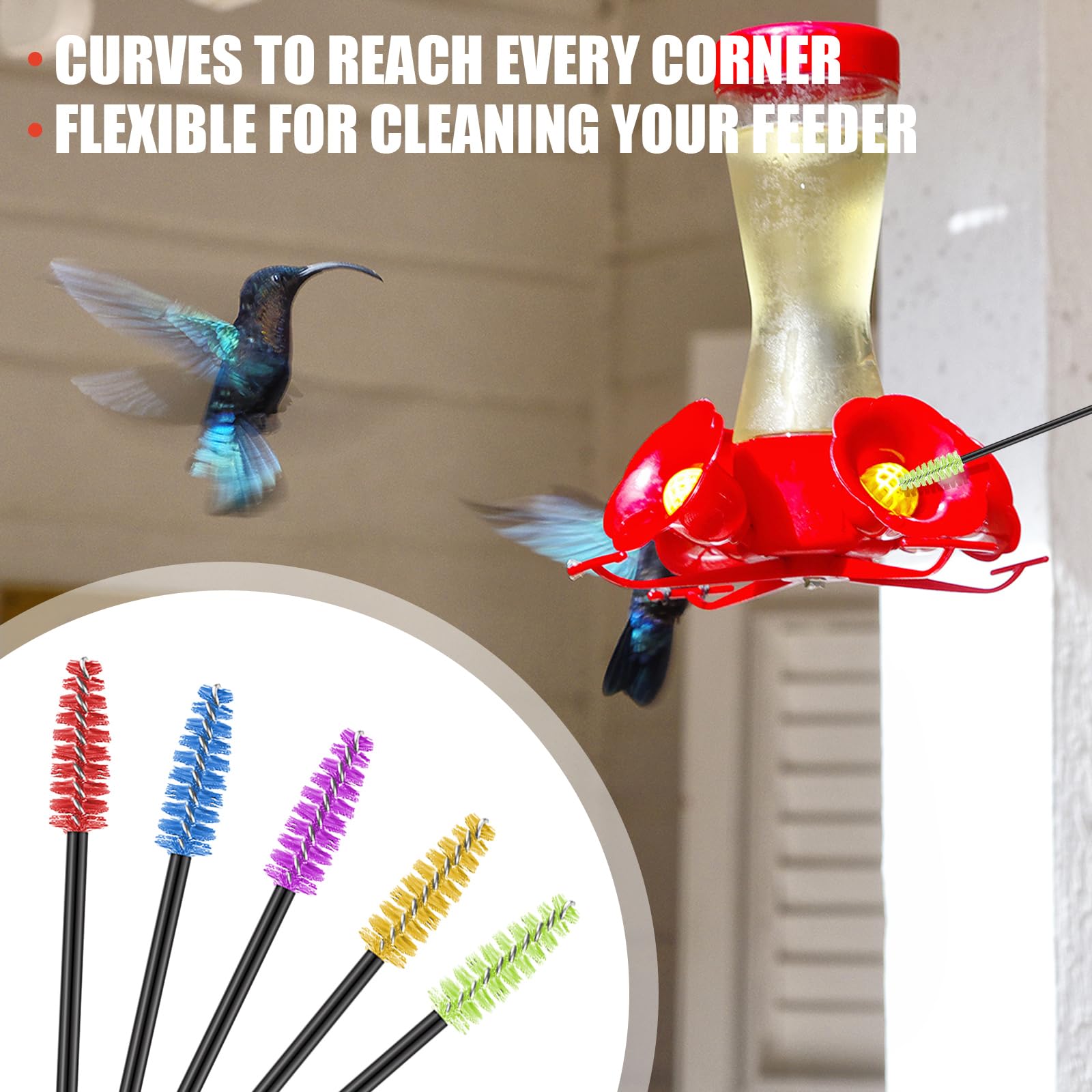 Zhehao soft nylon bristles prevent scratching while cleaning.