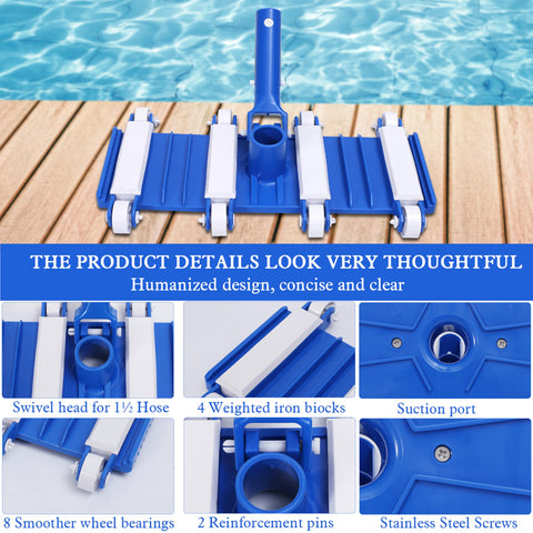 Zhengjiake swivel design enables flexible cleaning around ladders and corners.